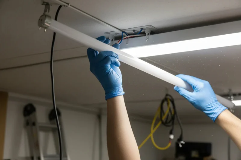 Cách lắp đèn tuýp LED cơ bản