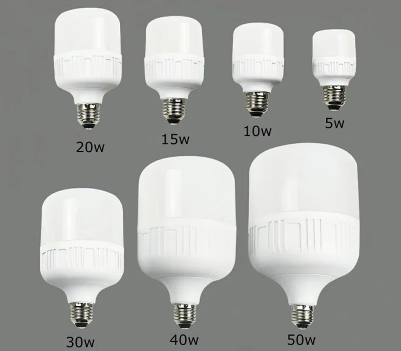Công suất bóng đèn LED tròn phổ biến