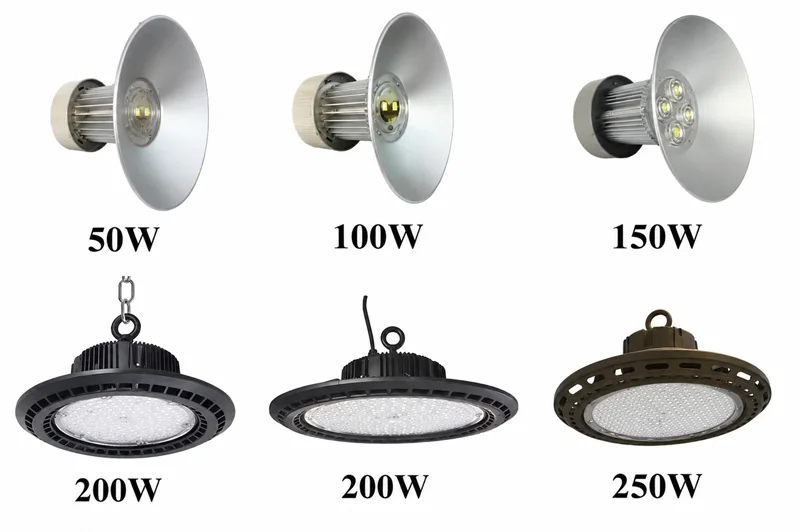 Công suất đèn nhà xưởng phổ biến