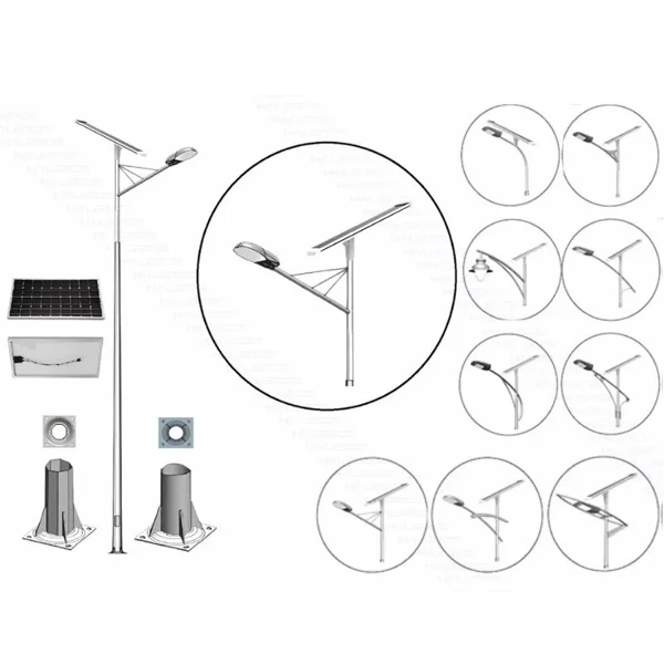 Cột đèn cao áp năng lượng mặt trời HLVBC-56MT
