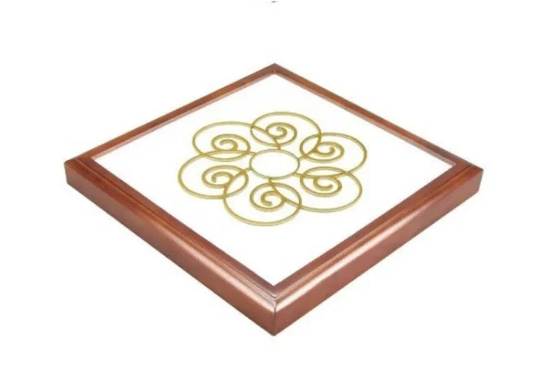 Đèn ốp trần gỗ tự nhiên cao cấp