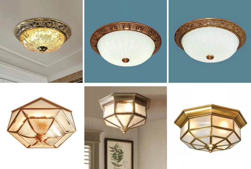Đèn lắp nổi trần ban công cổ điển