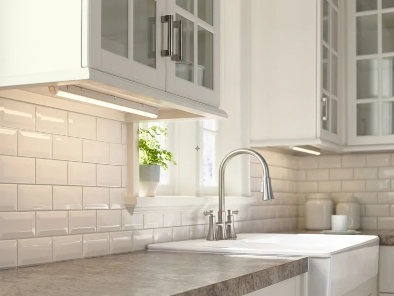 Đèn tuýp LED 0.6m chiếu sáng nhà bếp