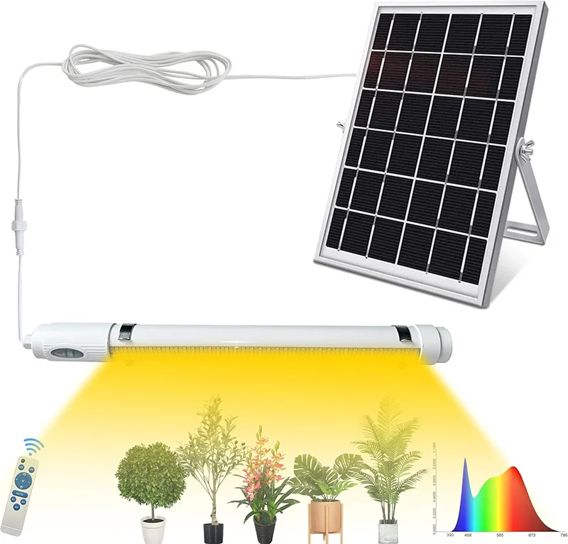 Đèn tuýp LED trồng cây năng lượng mặt trời