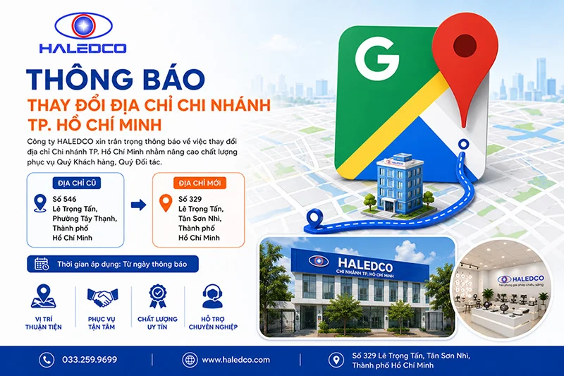 HALEDCO thay đổi địa chỉ chi nhánh TP Hồ Chí Minh