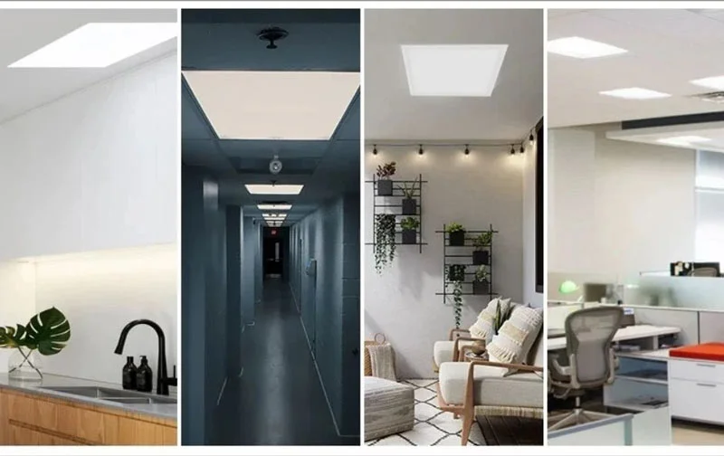LED panel light chiếu sáng không gian trong nhà