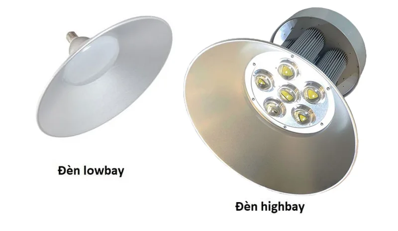 Phân biệt đèn highbay với đèn lowbay