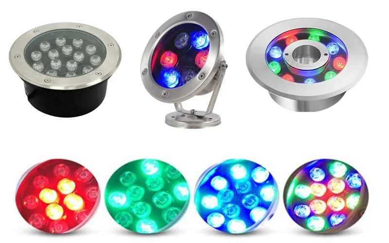Phân loại các màu sắc đèn LED âm nước