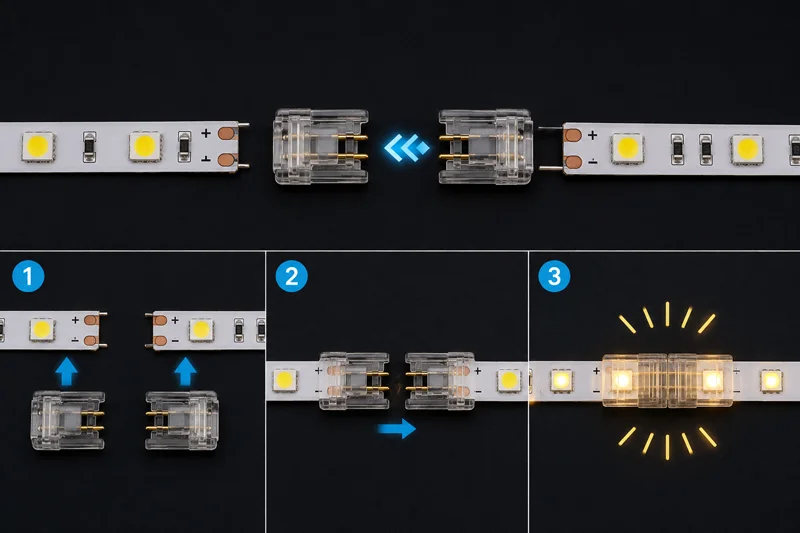 Cách nối LED dây bị đứt hoặc muốn kéo dài