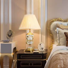 Đèn ngủ đầu giường tân cổ điển HLCD190