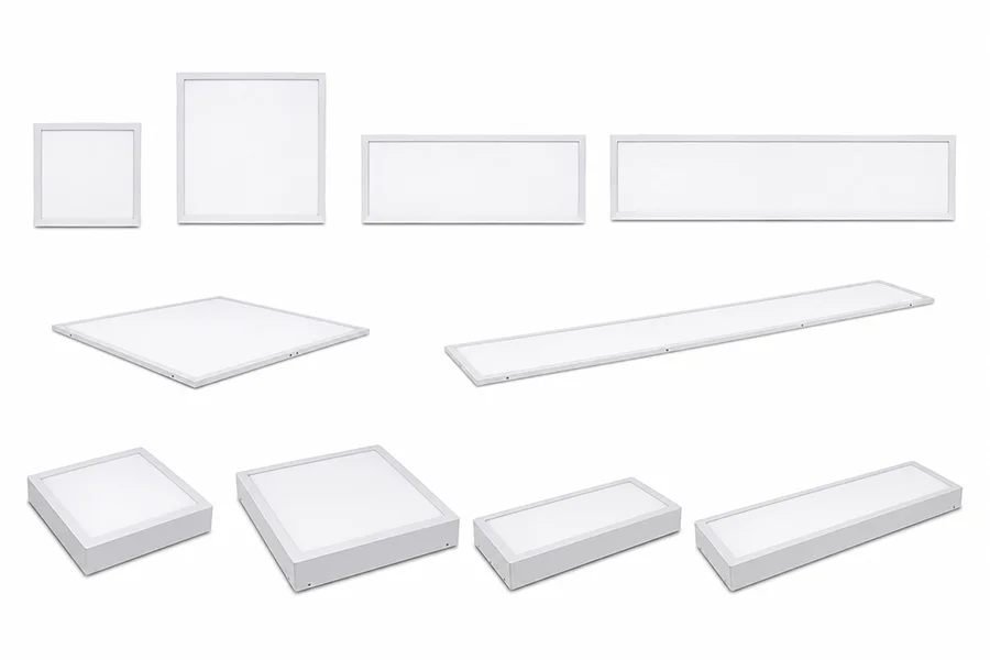 Các kiểu dáng đèn LED Panel