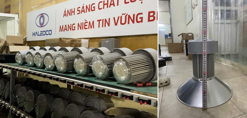 HALEDCO sản xuất đèn nhà xưởng cho dự án FULIAN