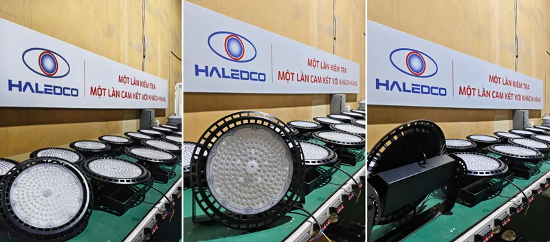 HALEDCO sản xuất đèn nhà xưởng UFO cho dự án