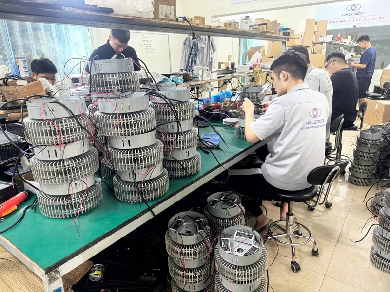 Quy trình lắp bộ nguồn cho đèn