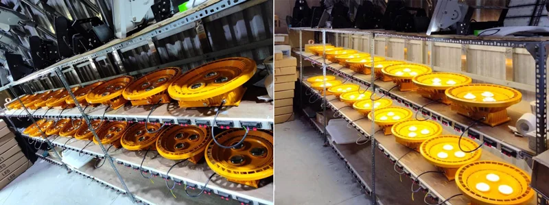 HALEDCO kiểm tra chất lượng đèn trước khi xuất xưởng cho dự án