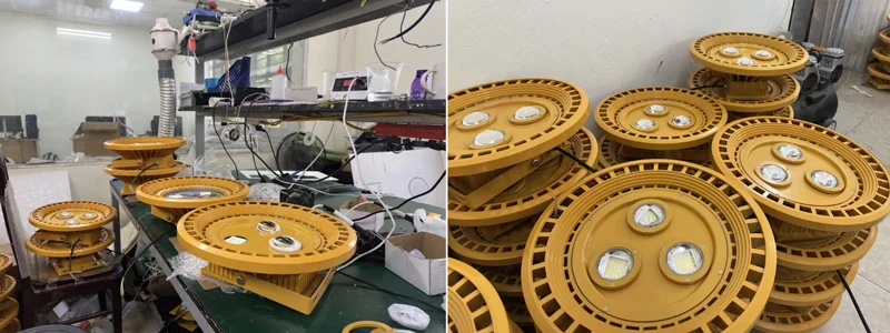 Mẫu đèn chống cháy nổ HALEDCO cung cấp cho công ty Bình Minh