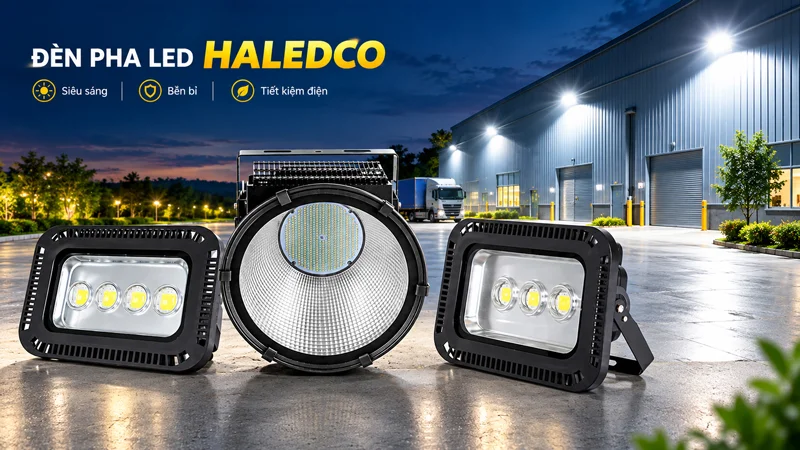 Các mẫu đèn pha HALEDCO cung cấp cho dự án
