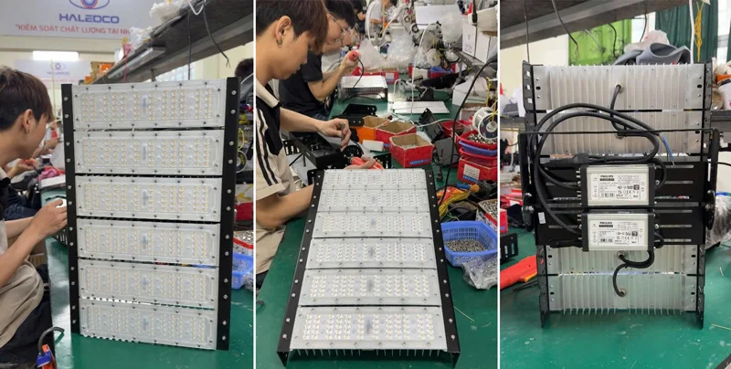 HALEDCO sản xuất mẫu đèn pha LED module để cung cấp cho dự án