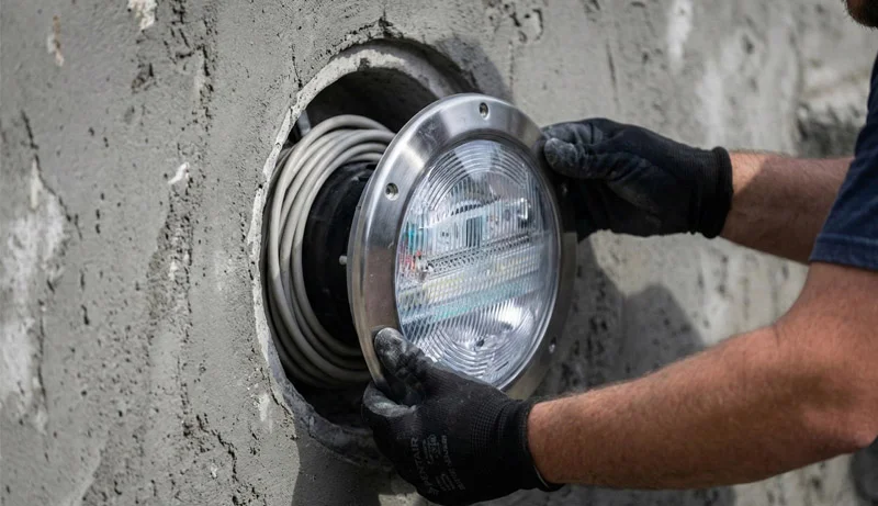 Xác định mục đích và vị trí lắp đặt đèn hồ bơi