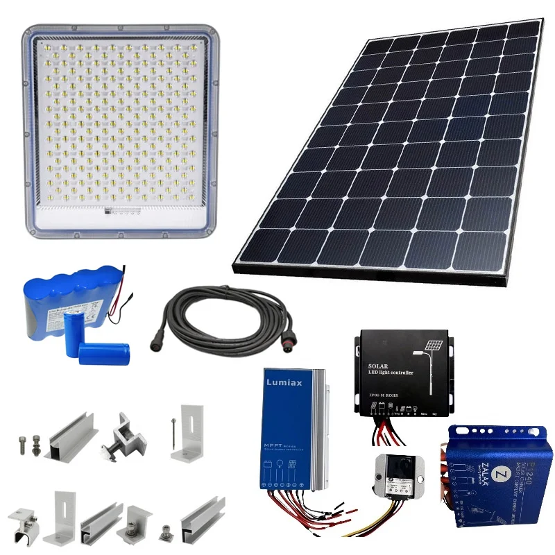 Các bộ phận trong hệ thống đèn năng lượng mặt trời