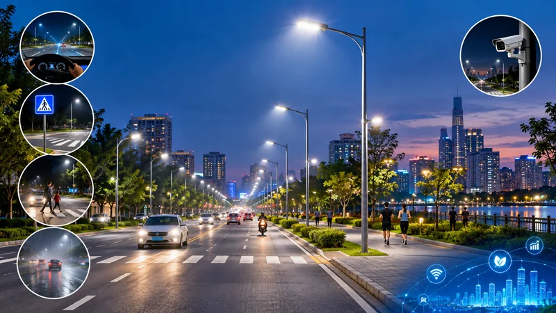 Đèn đường mang lại nhiều lợi ích với an toàn giao thông và an ninh xã hội