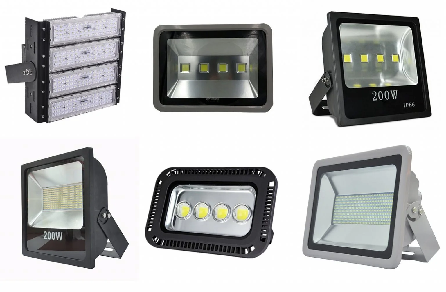 Đèn pha 200w đa dạng kiểu dáng