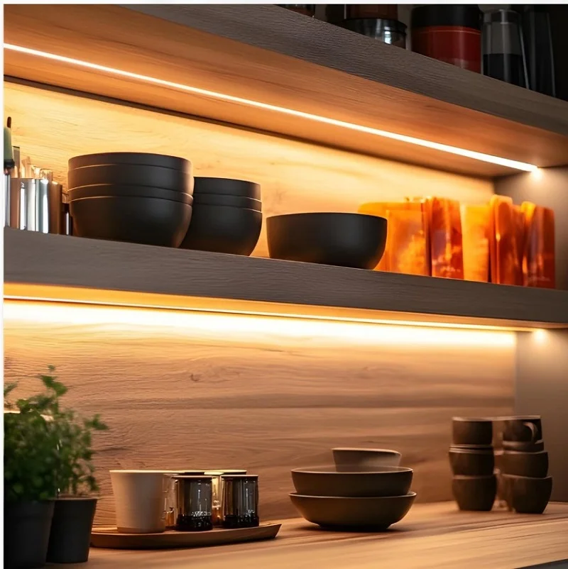 LED dây 12V phù hợp cho kệ tủ trang trí