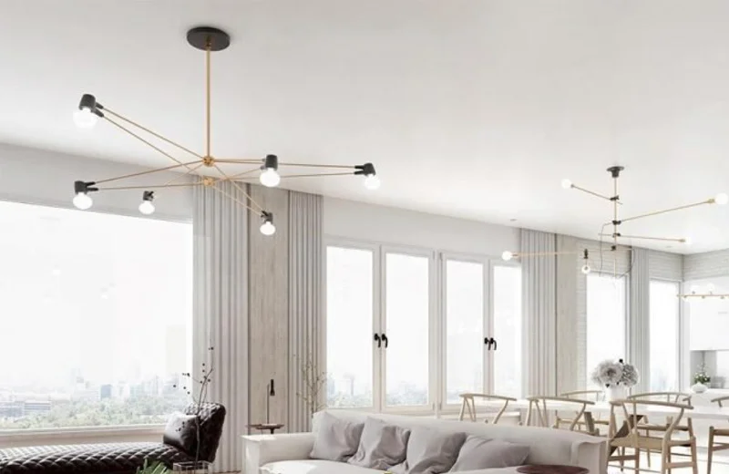 Bóng đèn LED tròn kết hợp loại thả trần trang trí