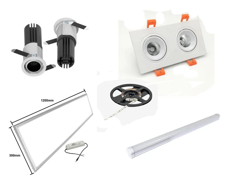 Các mẫu đèn trong nhà cung cấp cho dự án giai đoạn 2