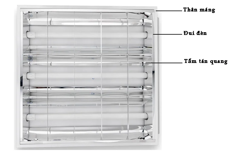 Máng đèn 60cm âm trần