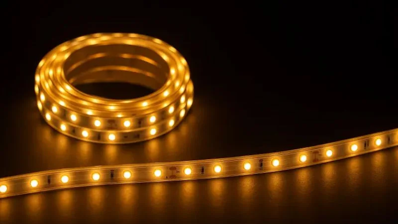 Cuộn dây LED 100m đơn sắc chip 3528