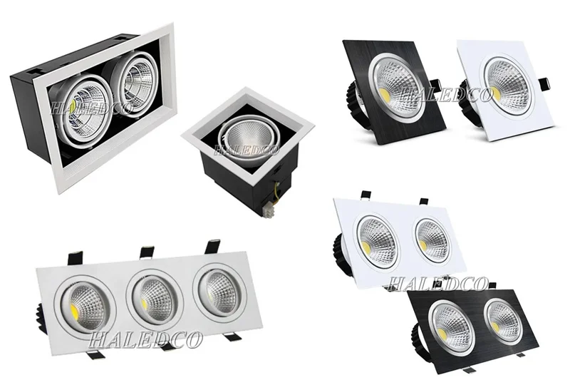 Đèn Downlight âm trần vuông, chữ nhật