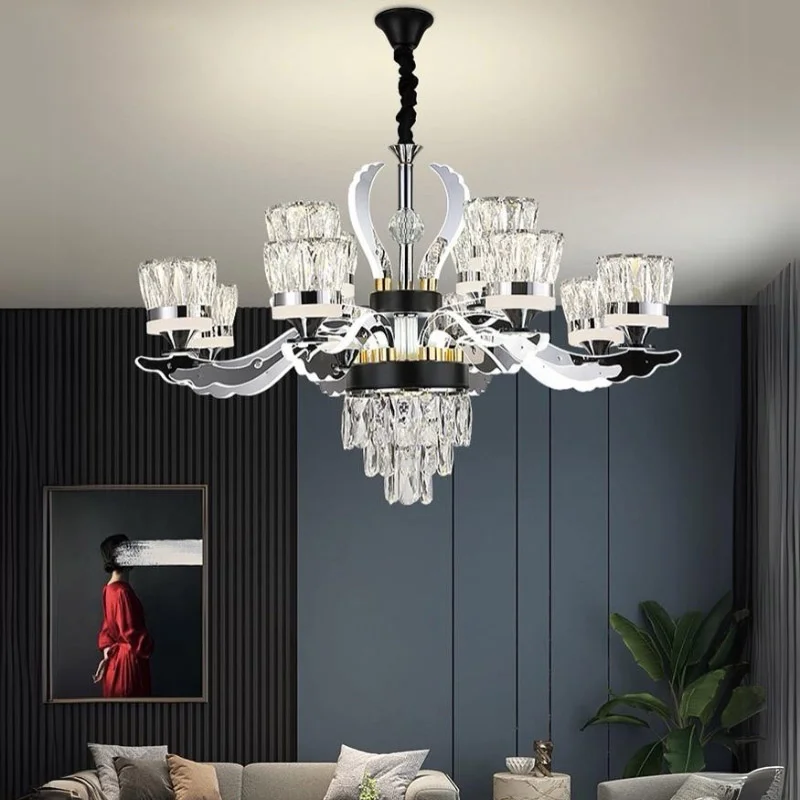 Đèn chùm hiện đại Bắc Âu cho phòng khách chung cư