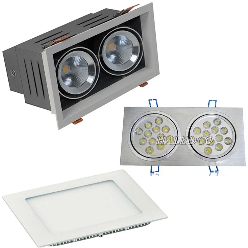 Đèn LED âm trần vuông 24w