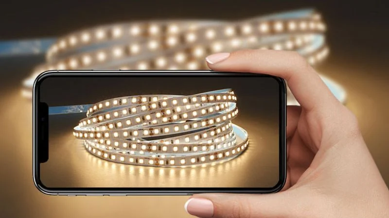 Mẫu đèn LED dây siêu sáng 220V 5730 ngoài trời