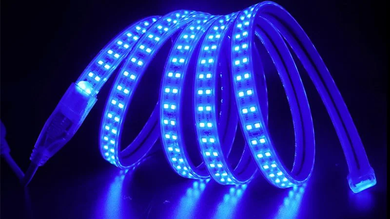 LED dây màu xanh dương chiếu sáng tiết kiệm điện