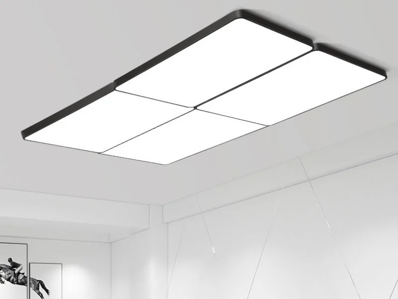 Đèn LED ốp trần chữ nhật thiết kế tối giản