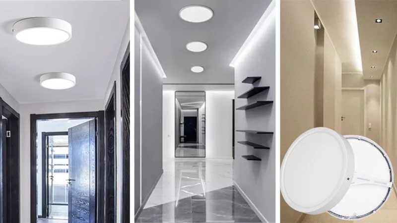 Đèn LED ốp trần siêu mỏng 3 màu HLOT1-6W 3C