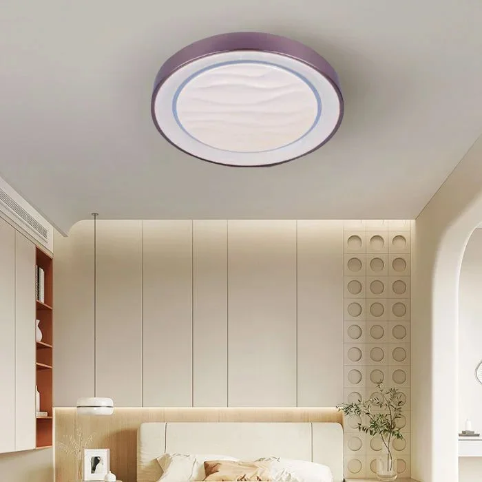 Đèn mâm ốp trần hiện đại đơn giản có đường kính 50cm