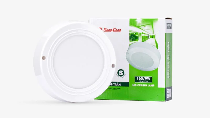 Mẫu đèn ốp trần 9W Rạng Đông