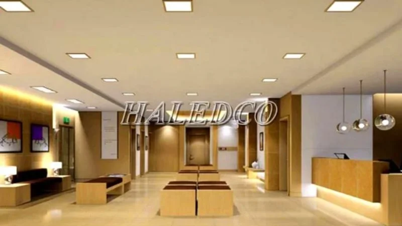 Đèn ốp trần mỏng hình vuông HLOV1-6W 3C