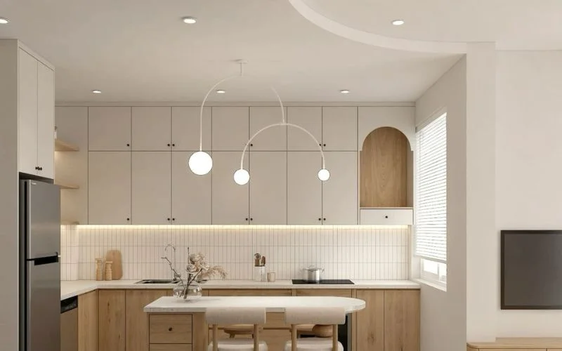 Đèn ốp trần phòng ăn chiếu sáng LED