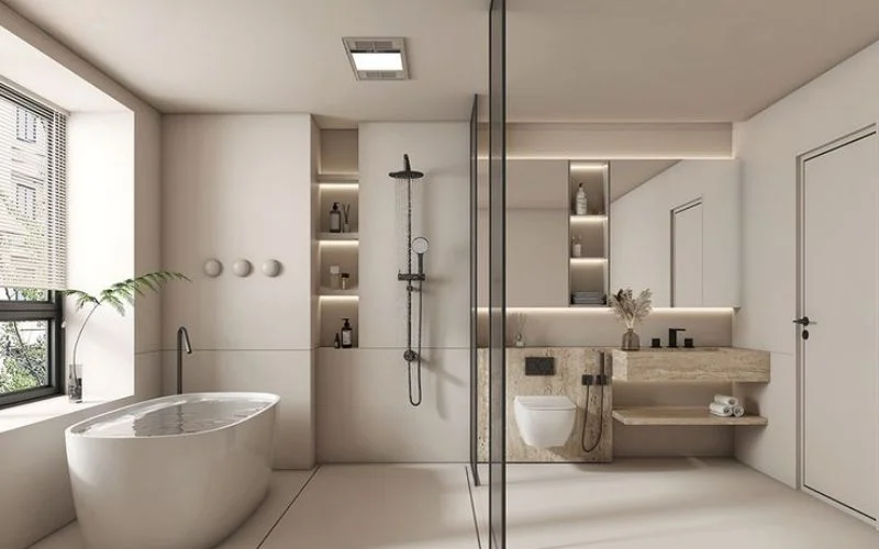 Đèn LED ốp trần nhà vệ sinh cảm biến