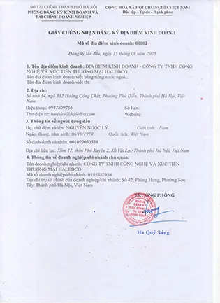 dia-diem-kinh-doanh-haledco-so-34-ngo-332-hoang-cong-chat