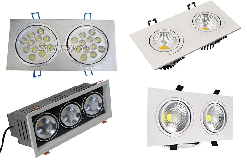 Kiểu chiếu sáng của đèn âm trần led đôi