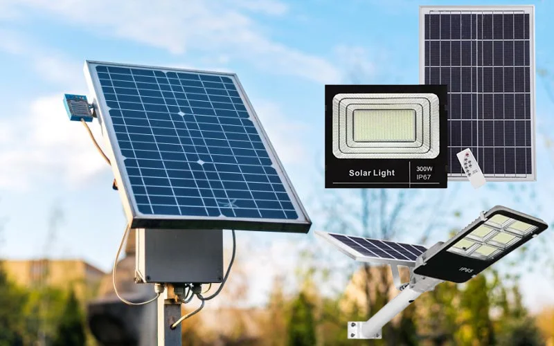 Lắp đặt đèn năng lượng mặt trời 300w