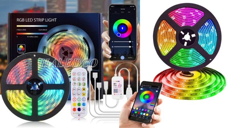 Đèn dây LED đổi màu có điều khiển từ xa để thay đổi màu sắc