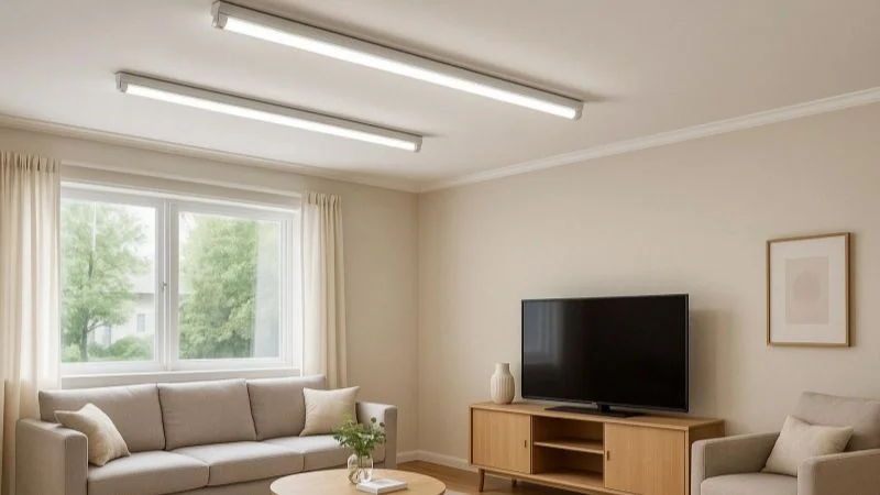 Lưu ý khi lắp đèn tuýp LED phòng khách