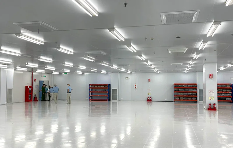 Máng đèn led đôi chiếu sáng nhà kho