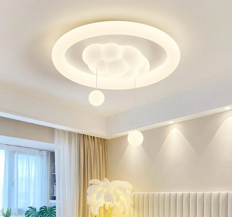 Mẫu đèn LED ốp trần decor sáng tạo